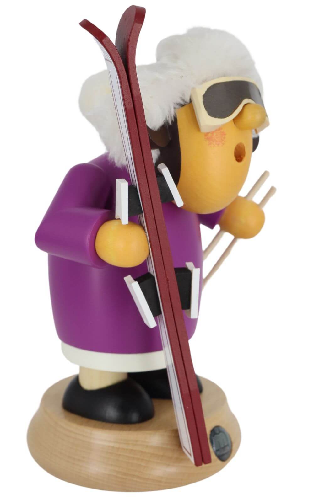 Räuchermännchen Müllerchen® Skifahrerin von Müller Kleinkunst_2