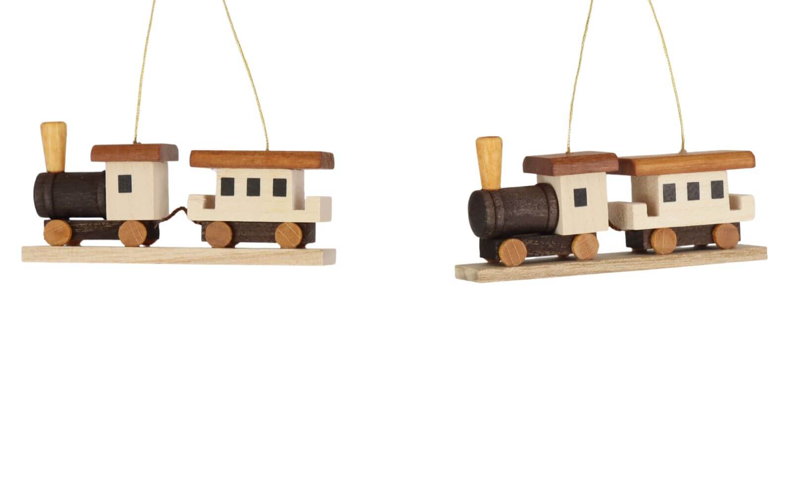 Christbaumschmuck Eisenbahn, 2 Stück von Knuth Neuber