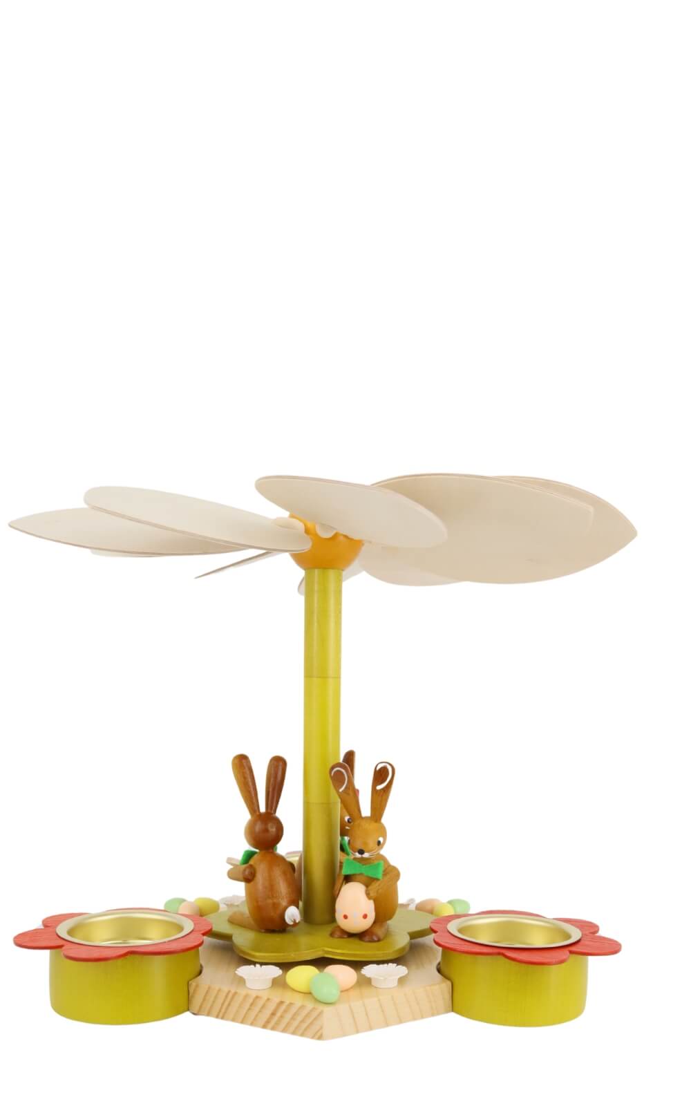 Teelichtpyramide mit Osterhasen, 19 cm von Ralf Zenker_2