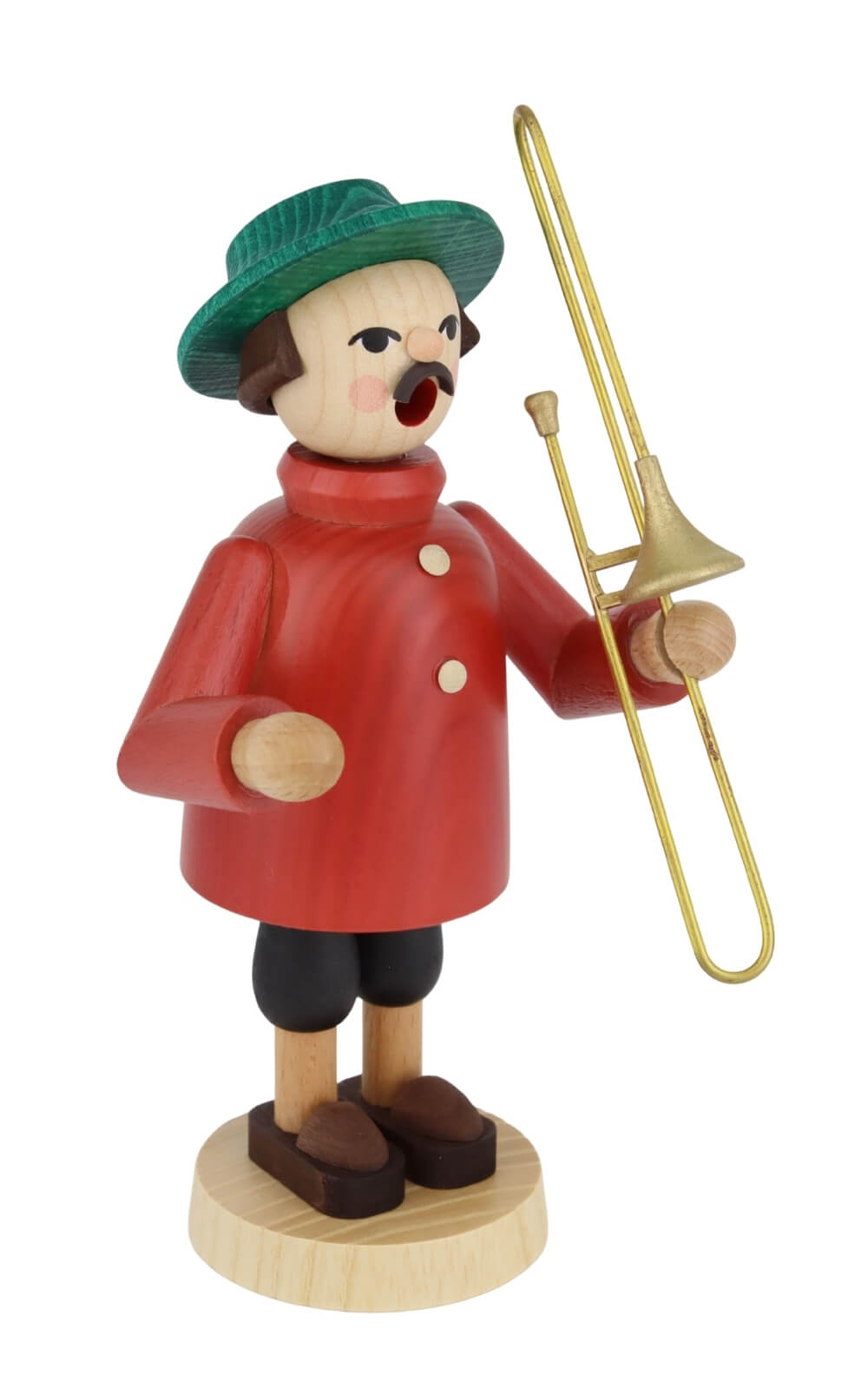 Räuchermännchen Musikant mit Posaune, 18 cm von Richard Glässer_2