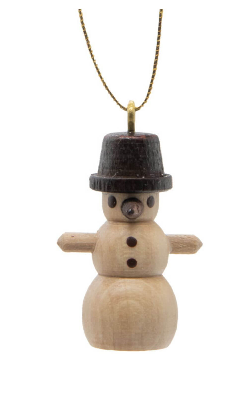 Christbaumschmuck Schneemann, 3 cm von Spielwarenmacher Günther