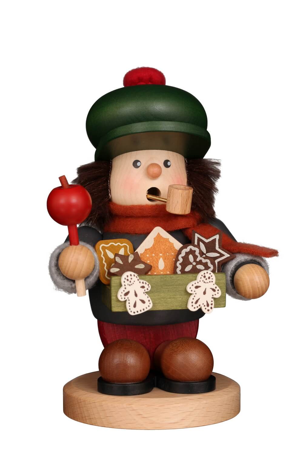 Räuchermännchen Lebkuchenverkäufer, 16 cm von Christian Ulbricht, Made in Germany
