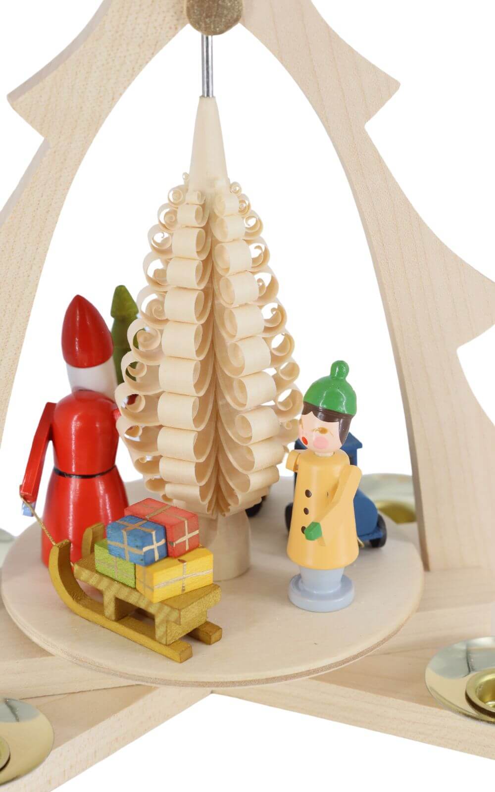 Weihnachstpyramide Bescherung natur, 28 cm von Ralf Zenker_3