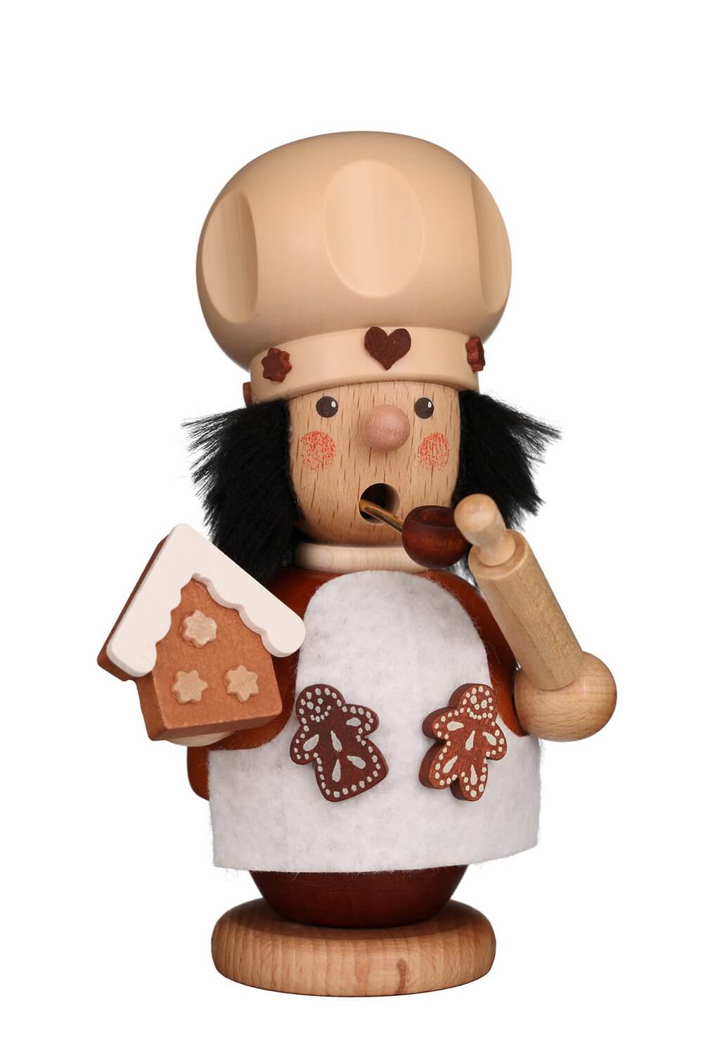 Räuchermännchen Zuckerbäcker natur, 14 cm von Christian Ulbricht