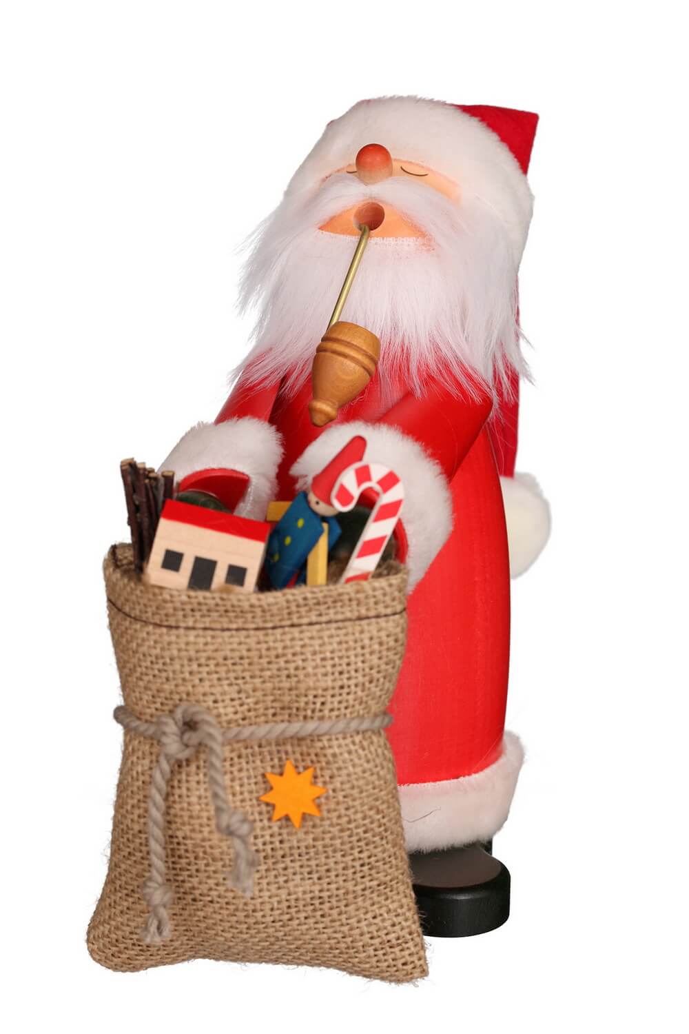 Räuchermännchen Schlafmütze Weihnachtsmann, 18 cm von Christian Ulbricht