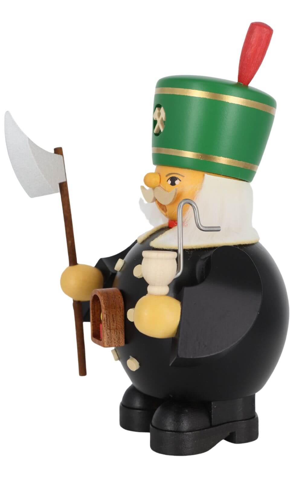 Räuchermännchen Bergmann, 14 cm, farbig von Müller Kleinkunst_3