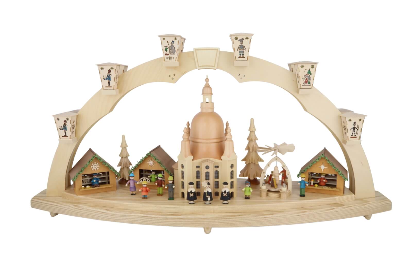 Schwibbogen Dresdener Frauenkirche, 80 cm von Richard Glässer_2
