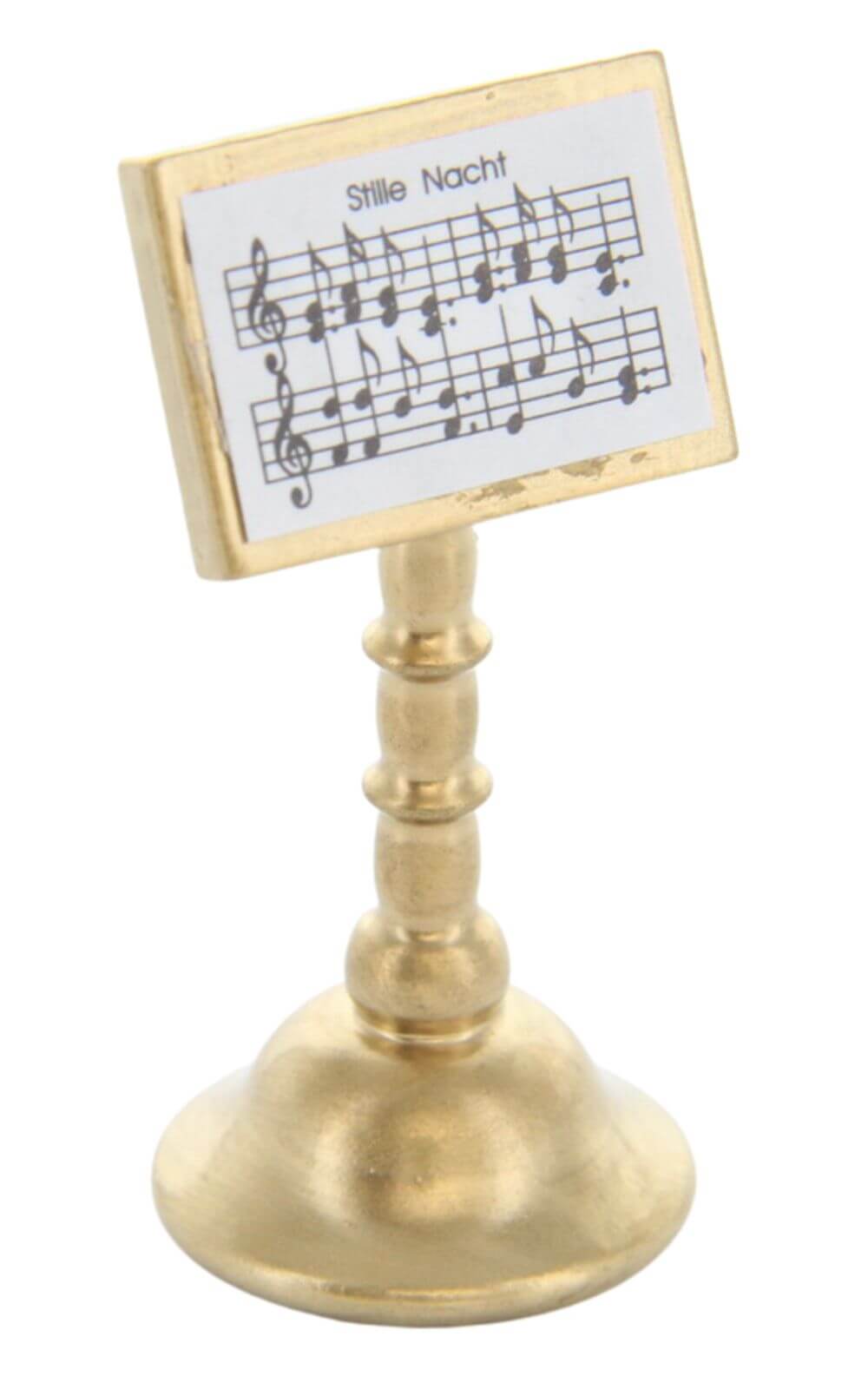Zubehör - Notenständer Stille Nacht, 4 cm, farbig von Figurenland Uhlig GmbH