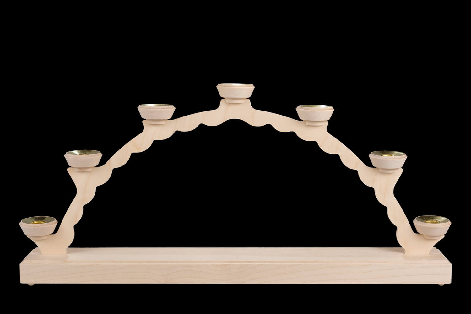 Schwibbogen Leerbogen für Wachskerzen, 50 cm von SEIFFEN.COM_1