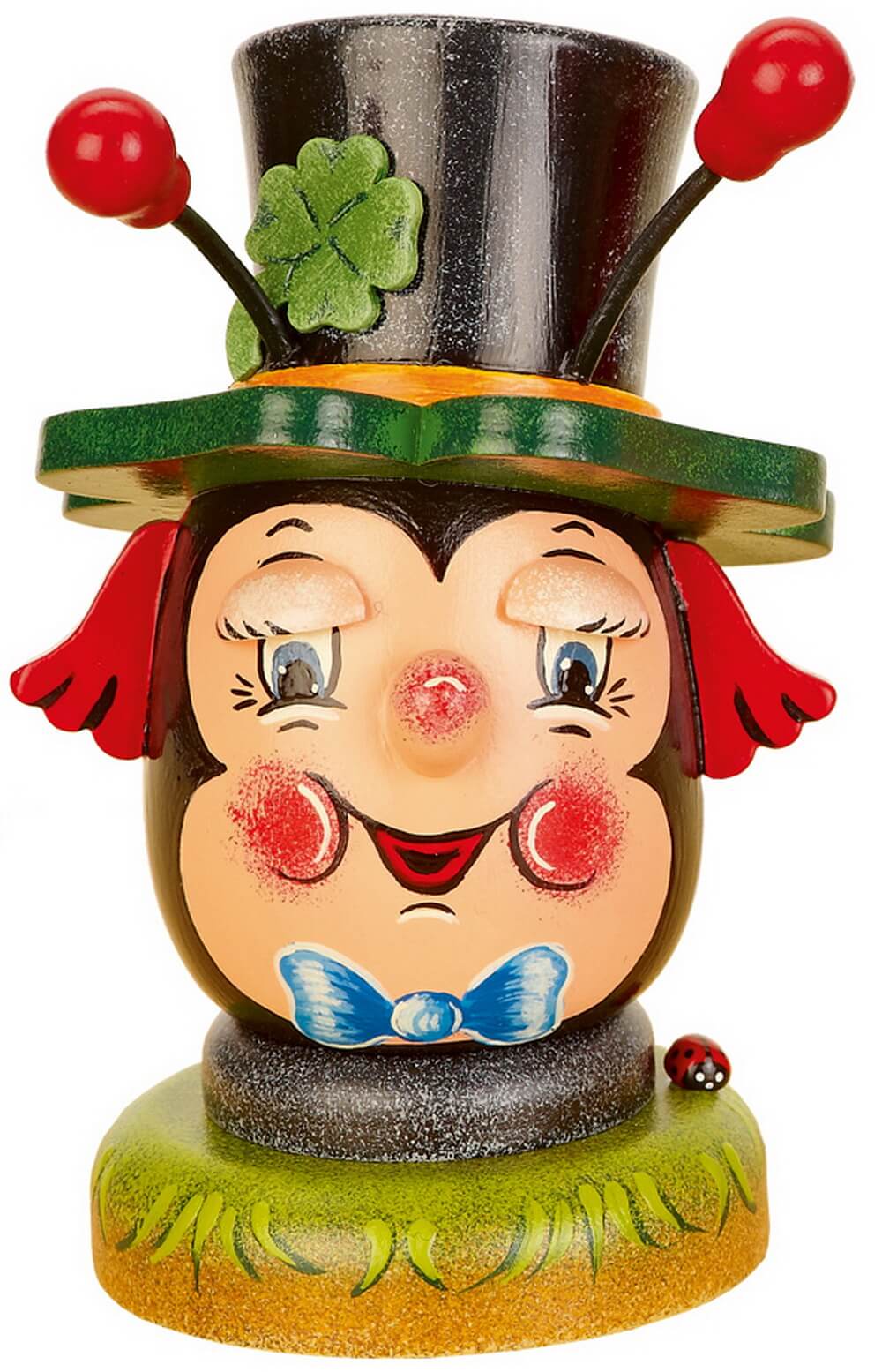 Räuchermännchen Glückskäfer mini, 12 cm, farbig von Hubrig Volkskunst