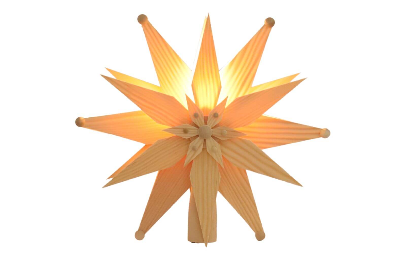 Christbaumspitze Stern, elektrisch beleuchtet von Martina Rudolph_2