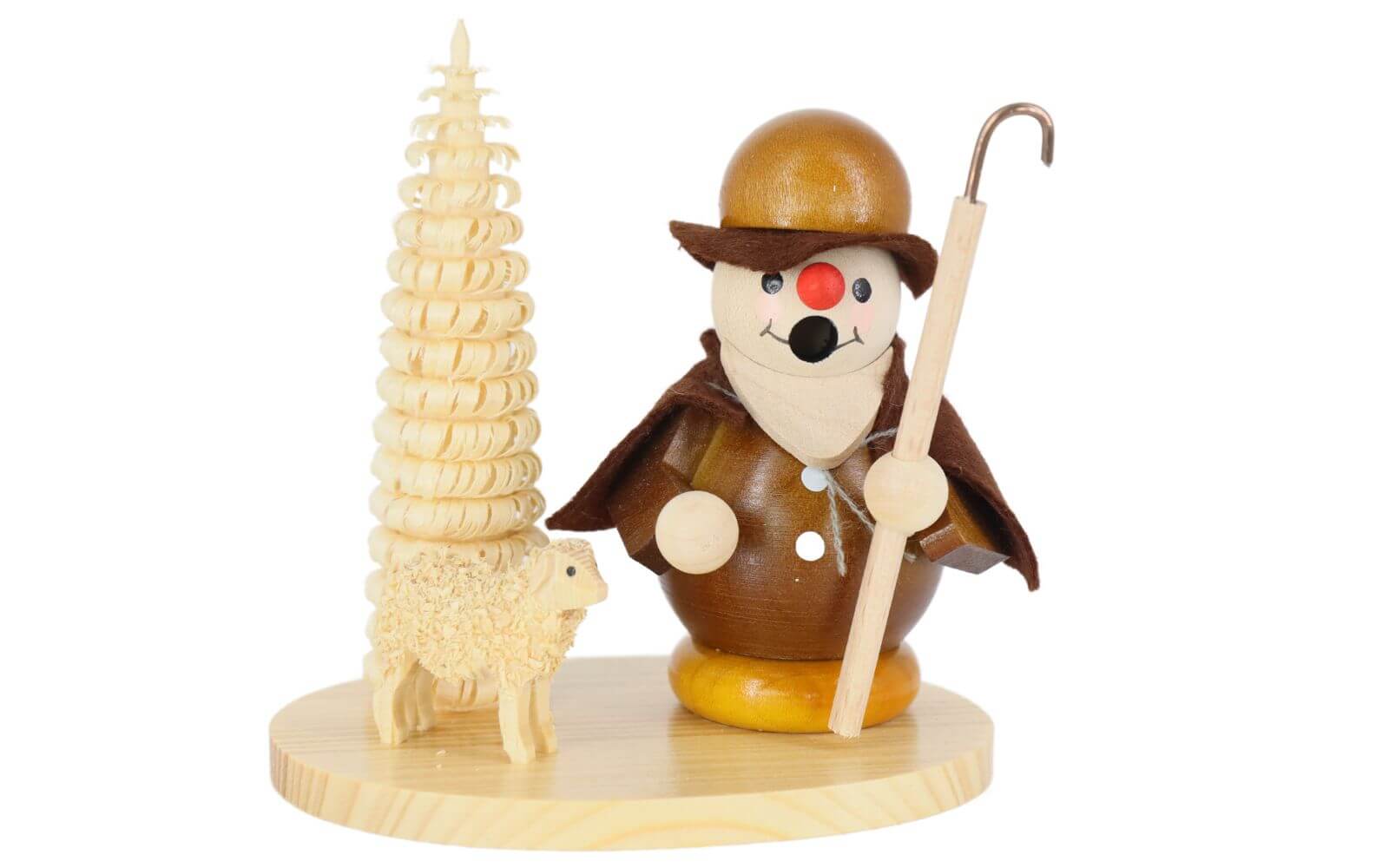 Räuchermännchen Schäfer mit Schaf, 8 cm von Ralf Zenker