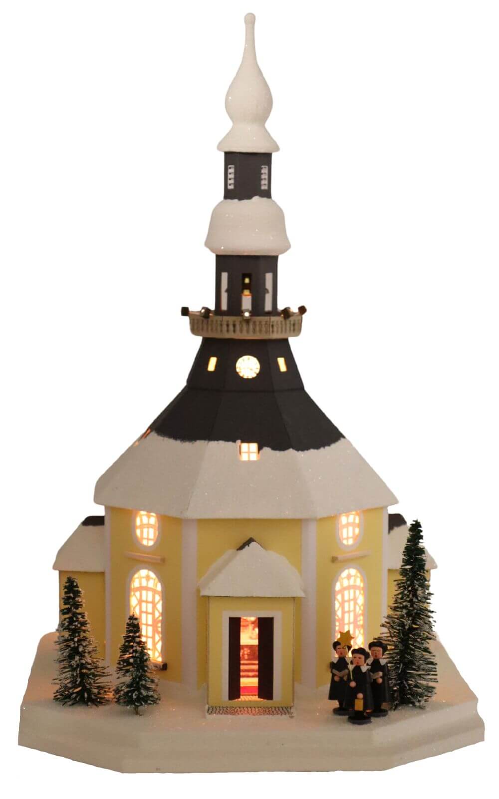 Lichterhaus Seiffener Kirche, 43 cm von Birgit Uhlig_1