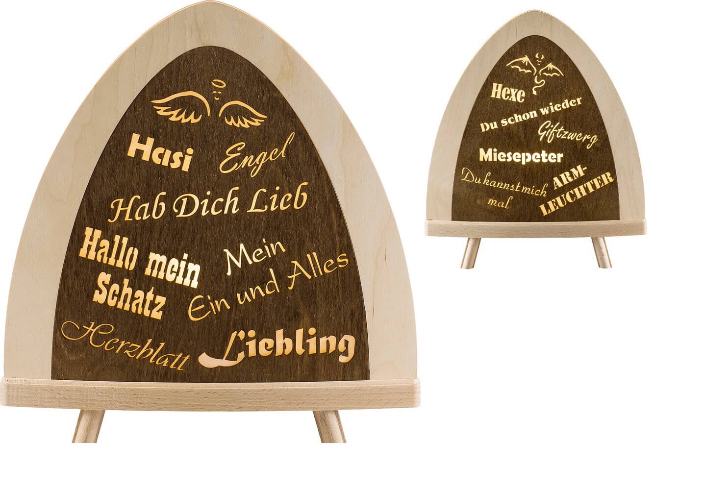 LED Standleuchte Gefühlswechsel von Weigla