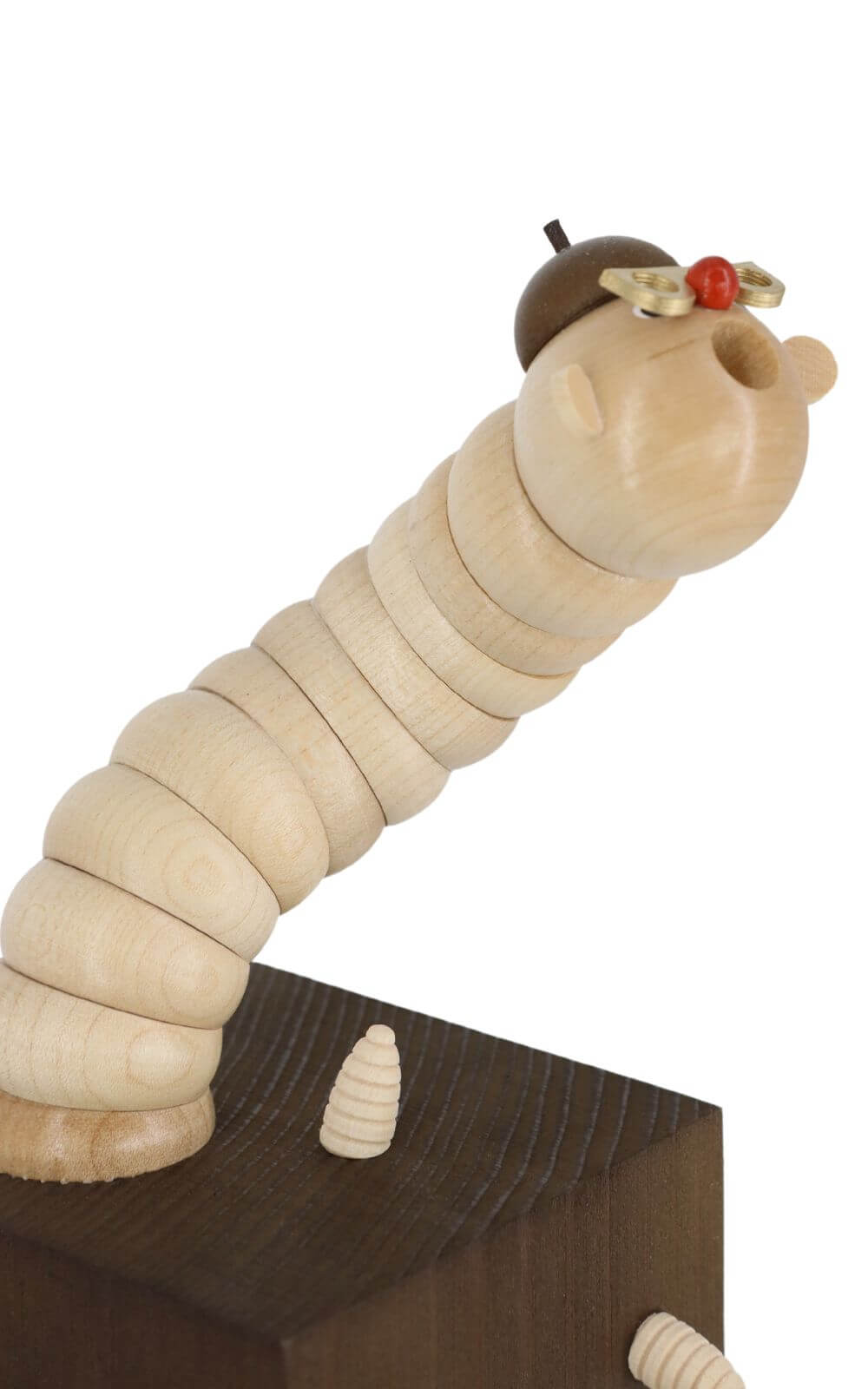 Räuchermännchen Seiffener Holzwurm von Volker Zenker_3