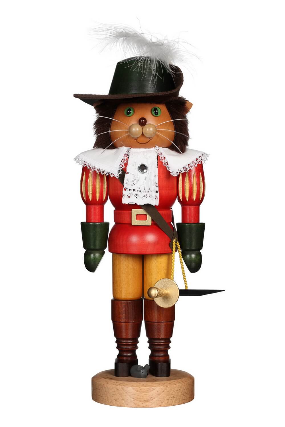 Nussknacker Gestiefelter Kater, 37cm, farbig von Christian Ulbricht