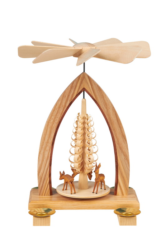 Weihnachtspyramide Rehe, 26 cm von Heinz Lorenz