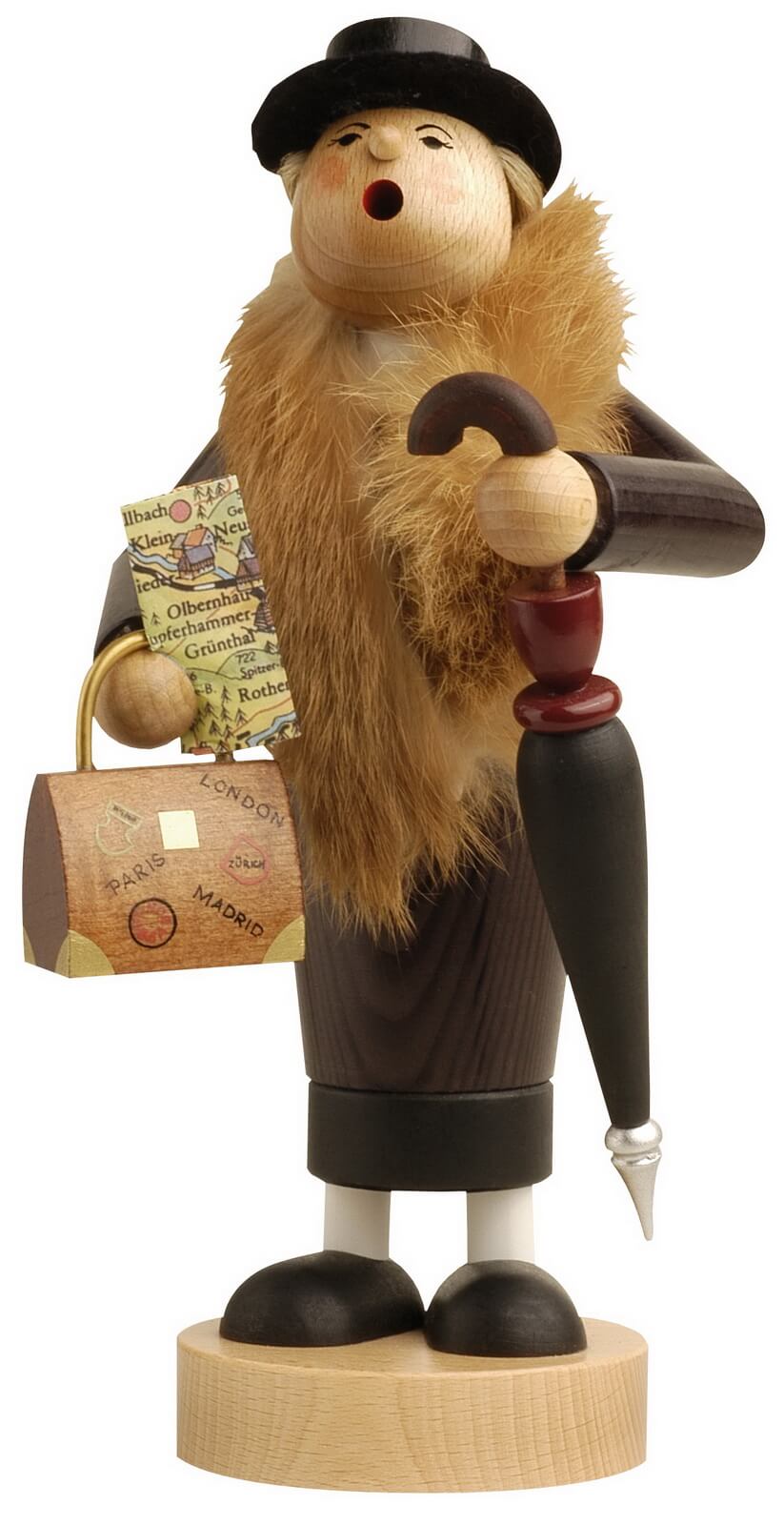Räuchermännchen Reisetante, 24 cm von KWO