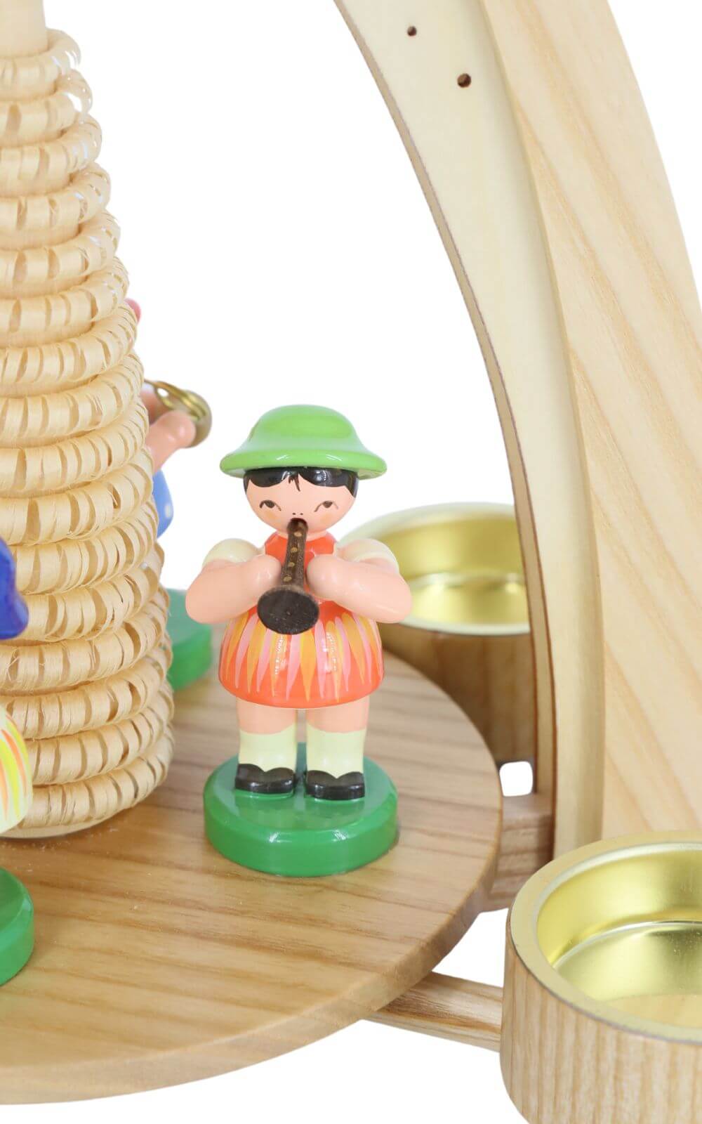 Frühlingspyramide mit 4 Instrumentenkinder, 27 cm von Figurenland Uhlig GmbH_4