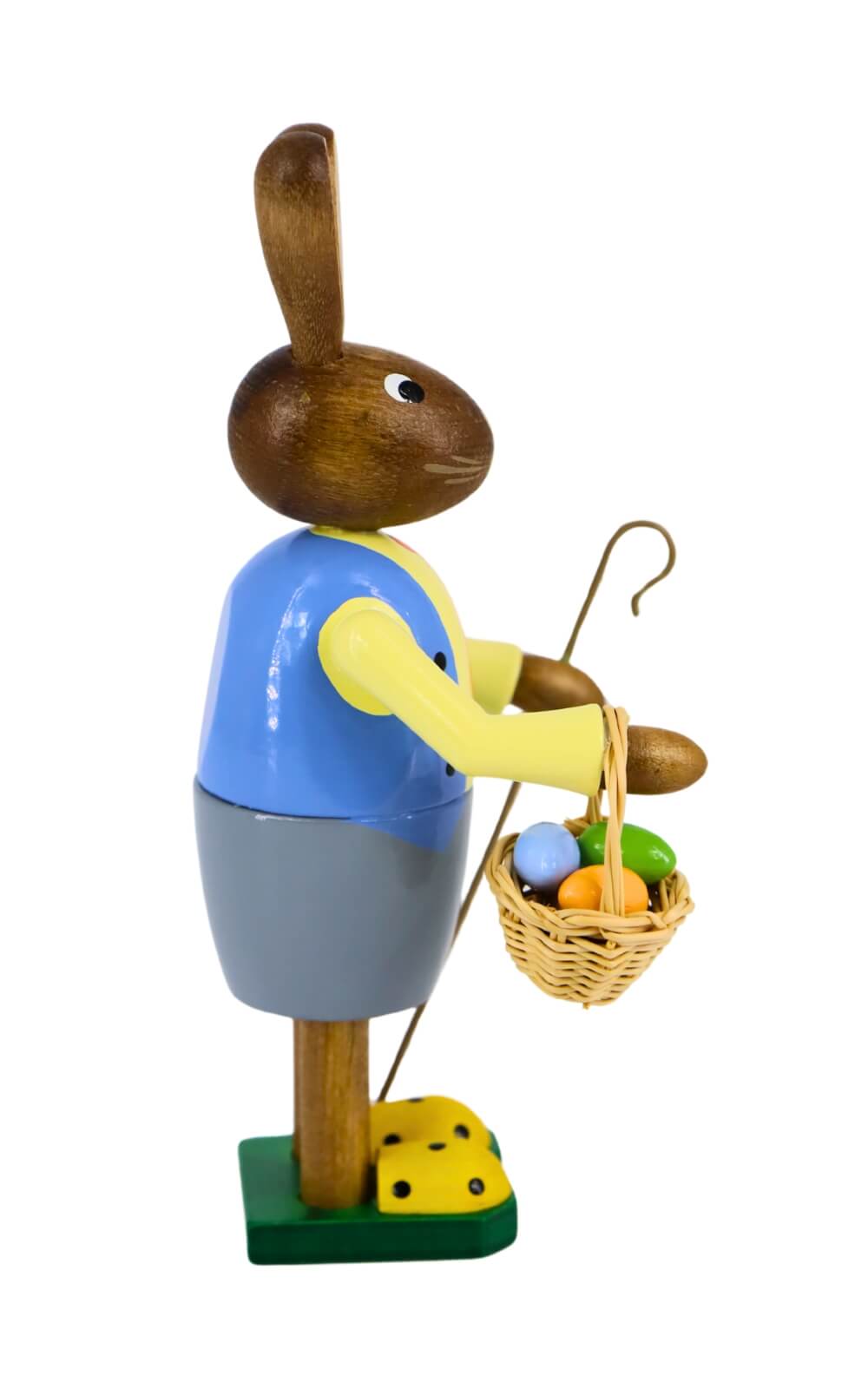 Osterhase mit Korb, 15 cm von Figurenland Uhlig GmbH_3