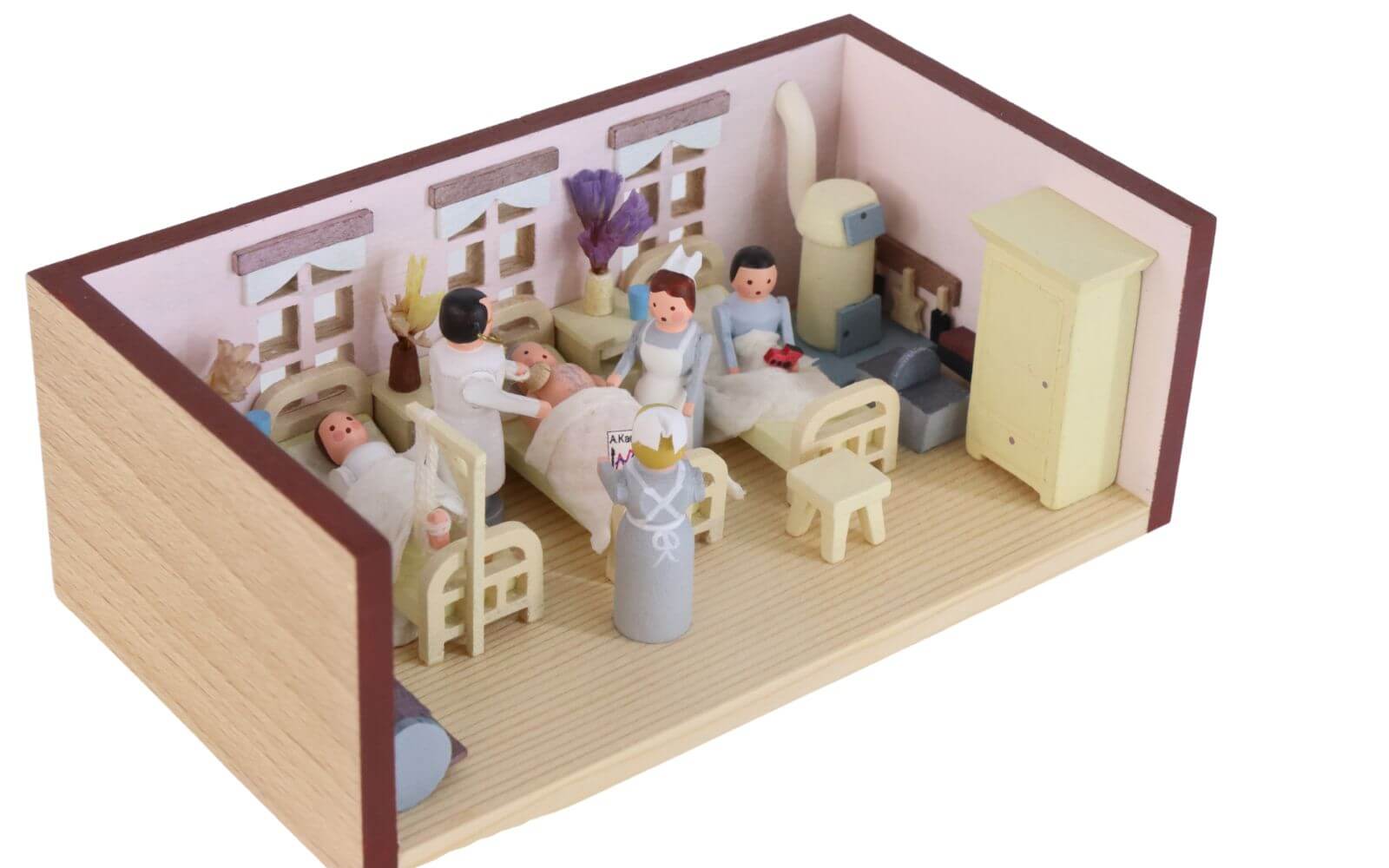 Miniaturstübchen Krankenstube von Gunter Flath_3