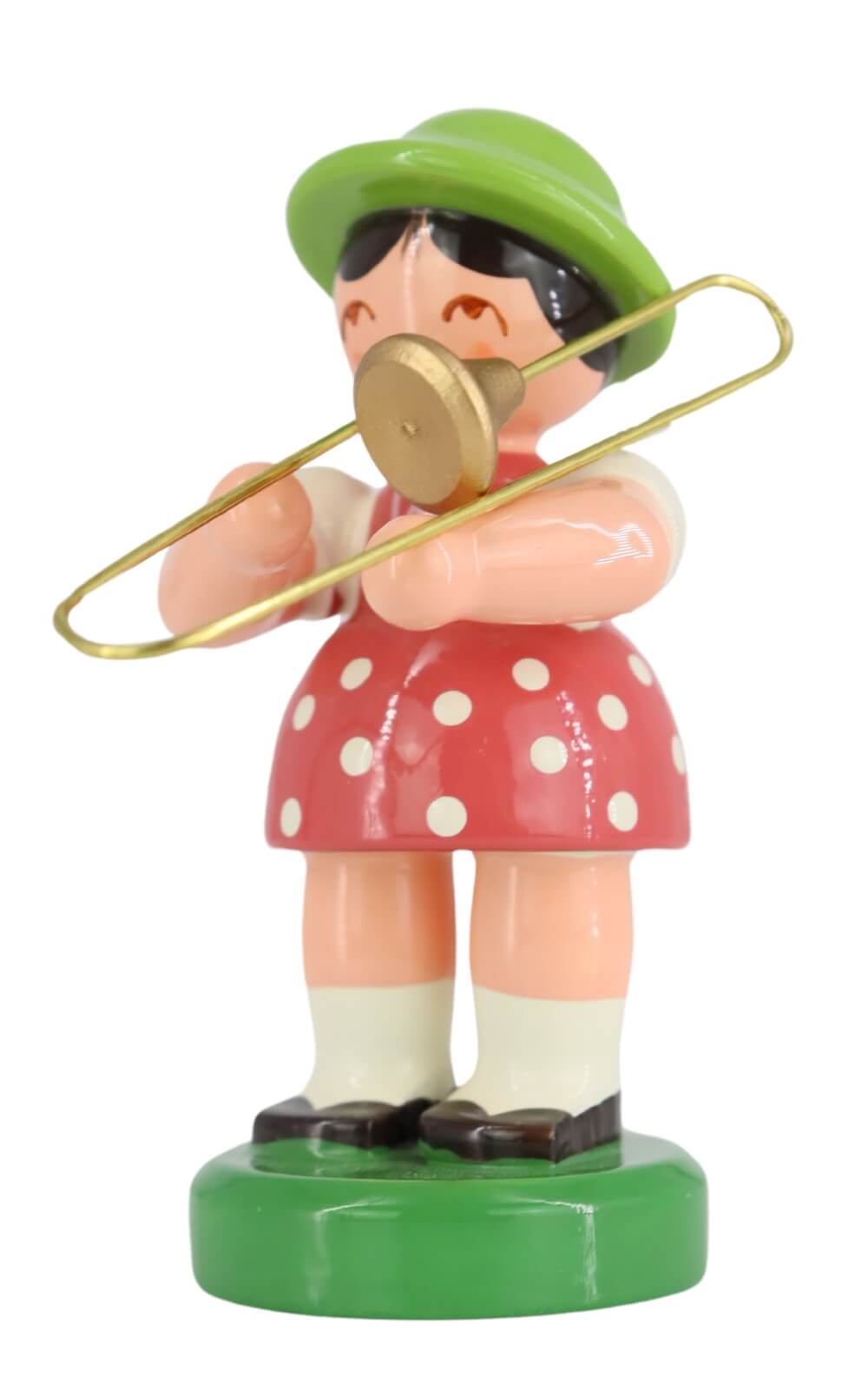 Miniatur - Mädchen mit Posaune von Figurenland Uhlig GmbH_3