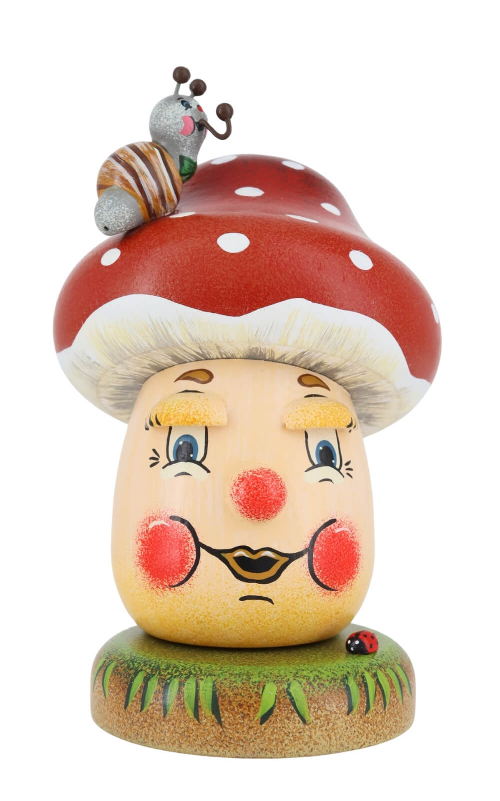 Räuchermännchen Glückspilz, 12 cm von Hubrig Volkskunst_1