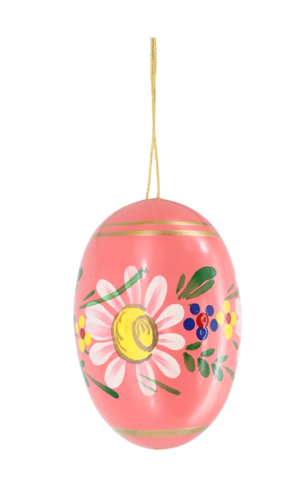 Osterei pink mit Blumen von Figurenland Uhlig GmbH