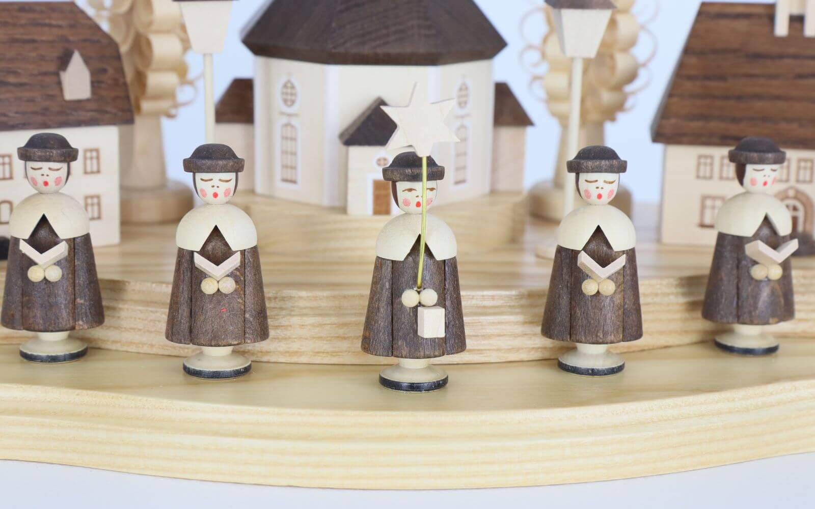 Weihnachtskerzenhalter Seiffener Dorf von Müller Kleinkunst_3