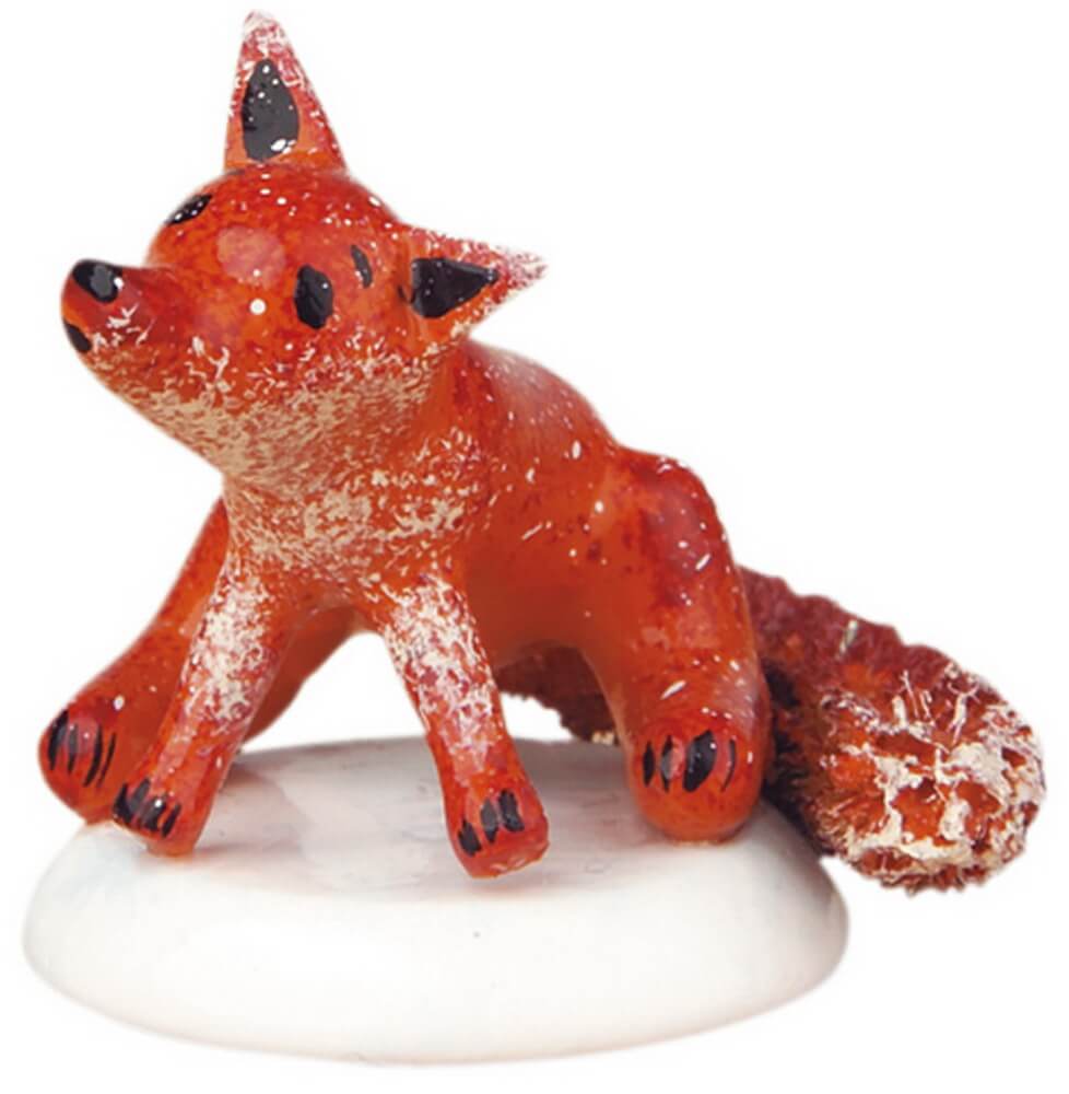 Winterkind 4 er Set Fuchs von Hubrig Volkskunst