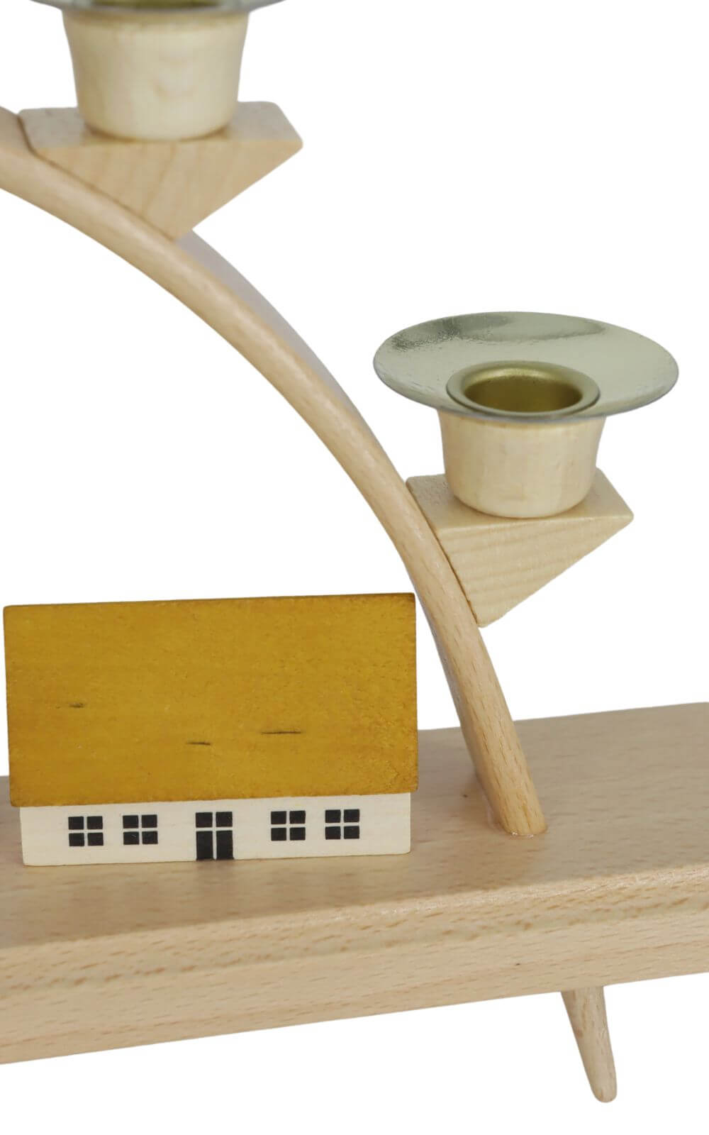 Schwibbogen Kurrende mit Dorf, 32 cm von Richard Glässer_4