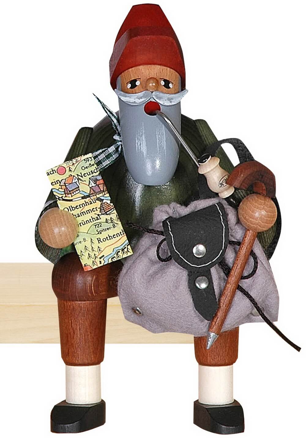 Räuchermännchen Kantenhocker Wanderlust, 15 cm von KWO