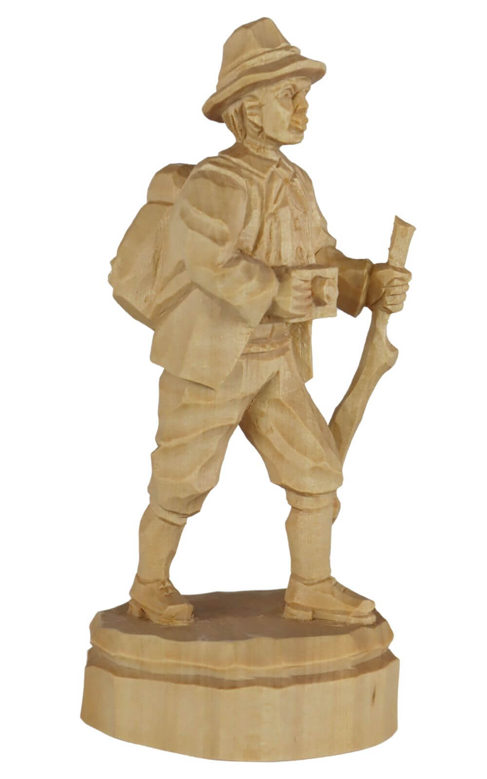 Wanderer, geschnitzt, natur, 20 cm von Schnitzkunst aus dem Erzgebirge_1