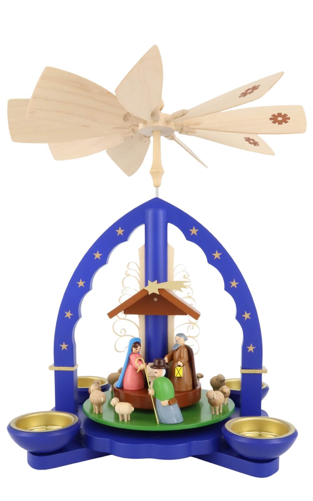 Weihnachtspyramide Christi Geburt 28 cm – farbig von Richard Glässer kaufen_2