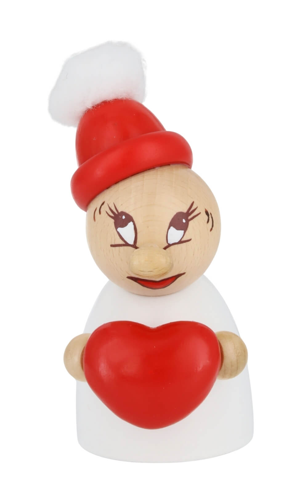 Valentine mit roter Holzmütze und Bommel - Clumsy von Steinbach_1