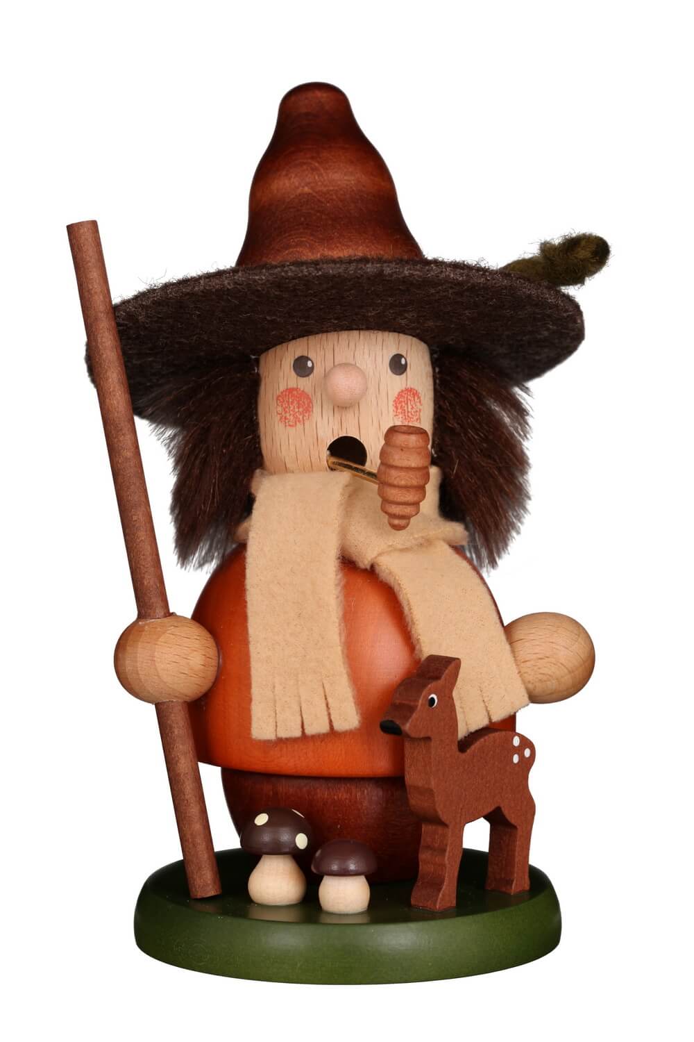 Räuchermännchen Waldfreund, natur, 15 cm von Christian Ulbricht
