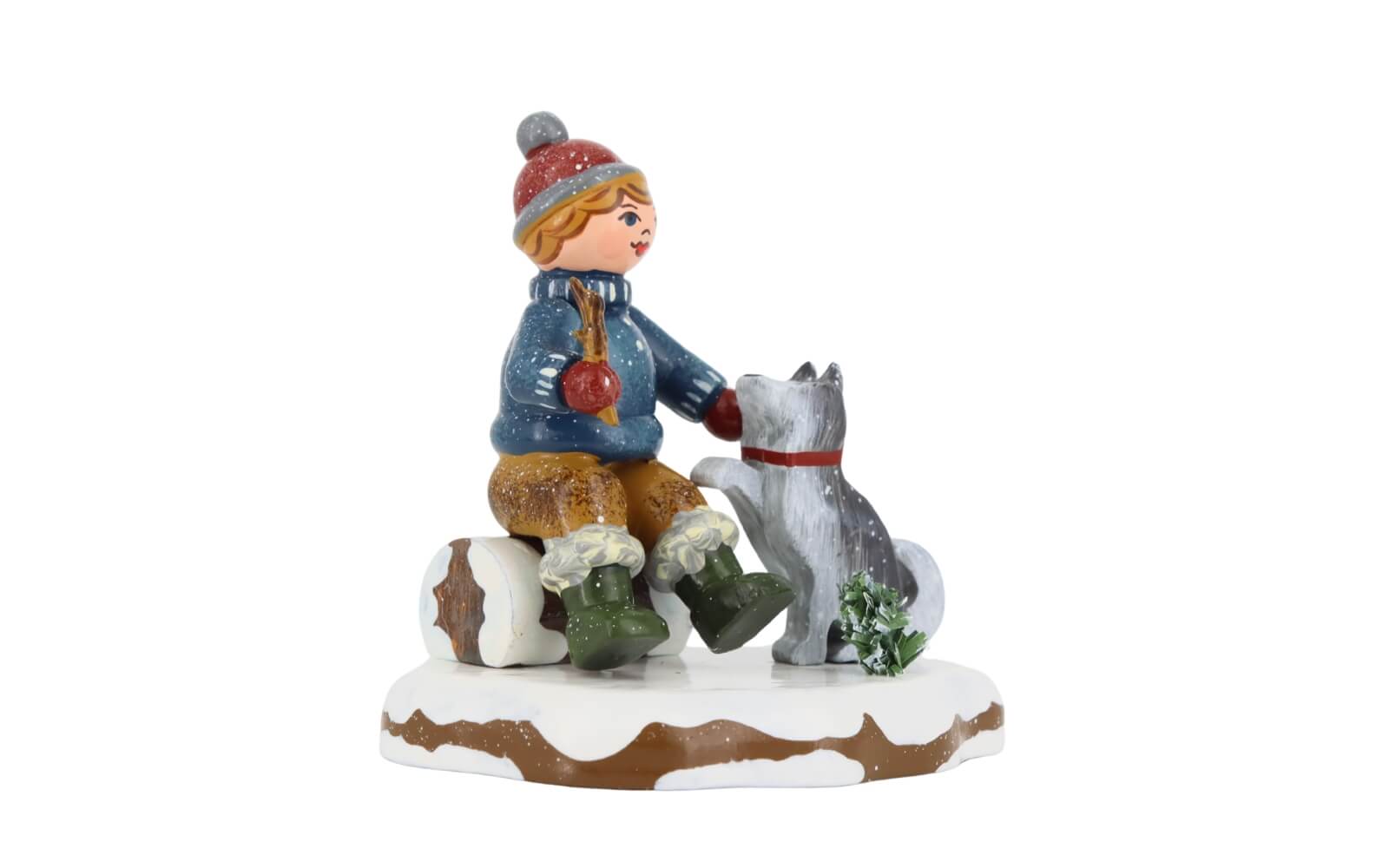 Winterkind Oscar, mein Freund, 7 cm von Hubrig Volkskunst_3