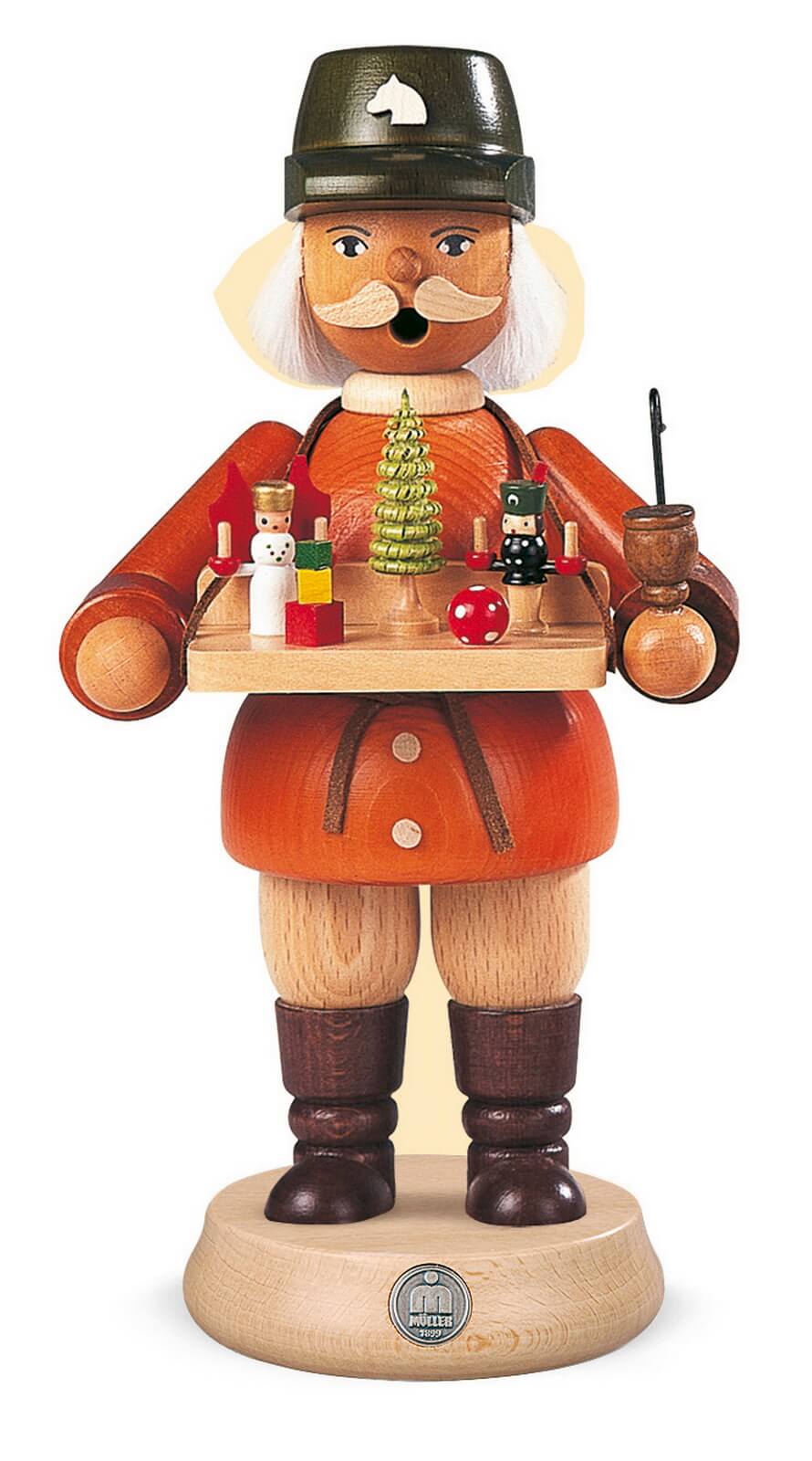 Räuchermännchen Spielwarenverkäufer von Müller Kleinkunst