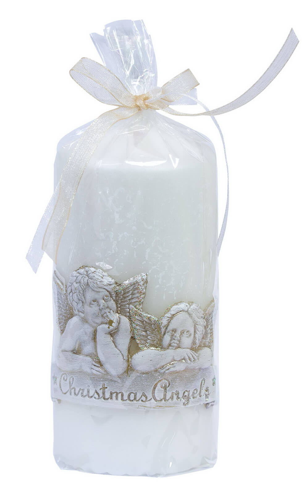 EWA Stumpenkerze Christmas Angels Ø 60 mm x 130 mm Höhe_I