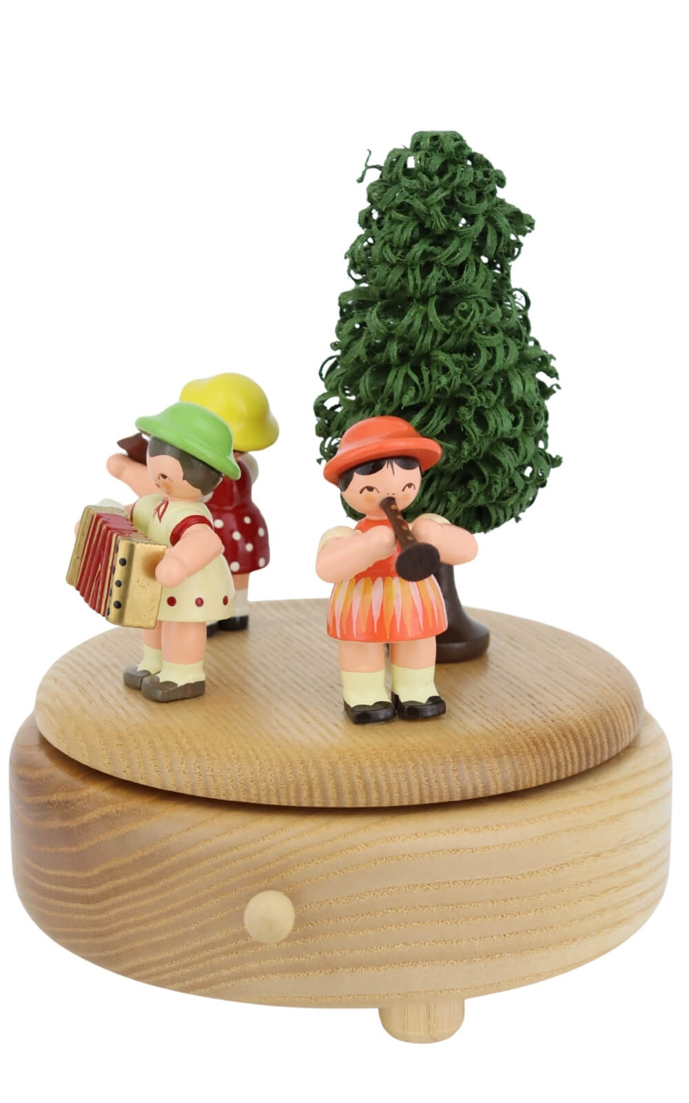Spieluhr mit Instrumentenkindern, natur von Figurenland Uhlig GmbH_3