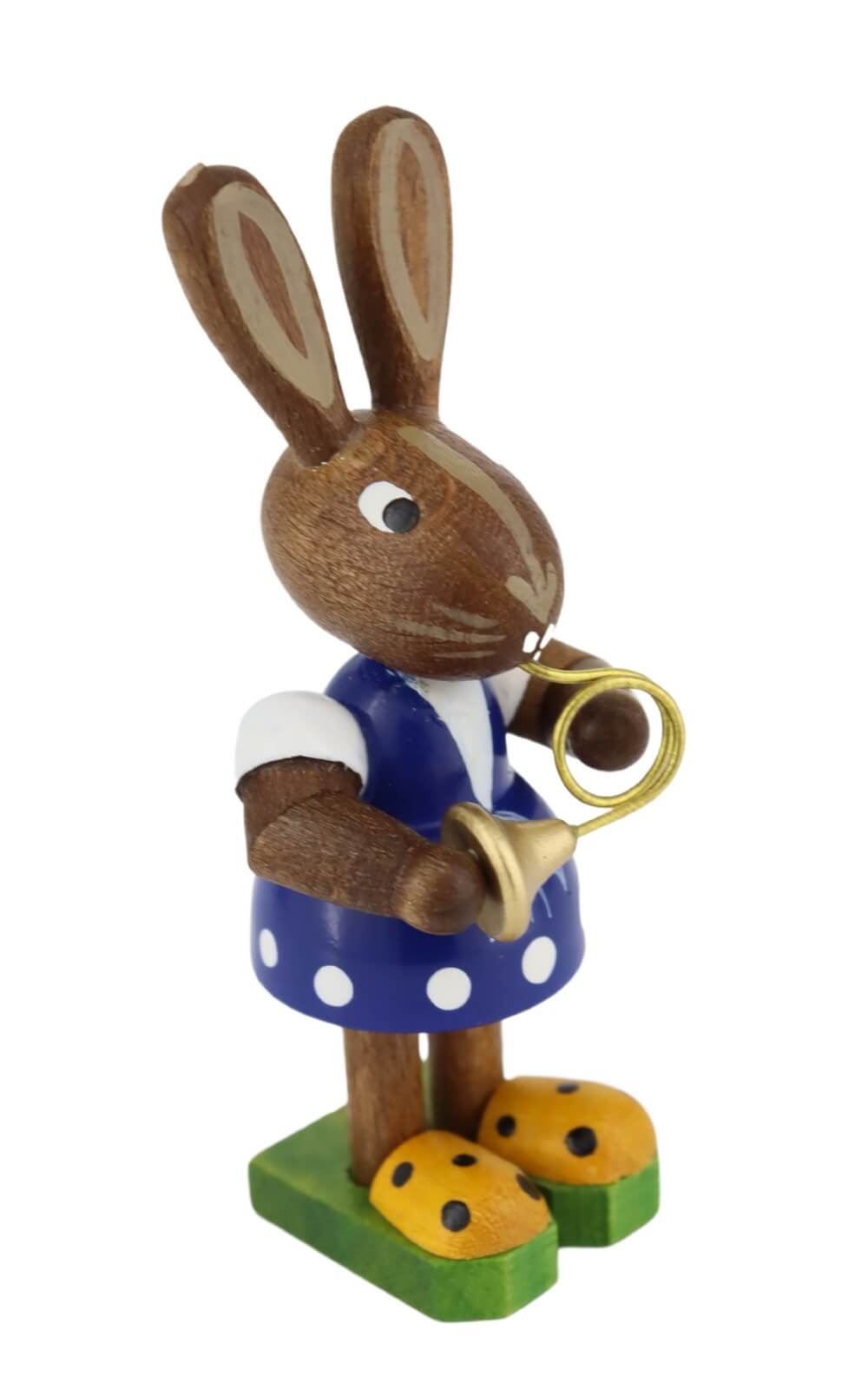 Osterhase - Mädchen mit Waldhorn von Figurenland Uhlig GmbH_2