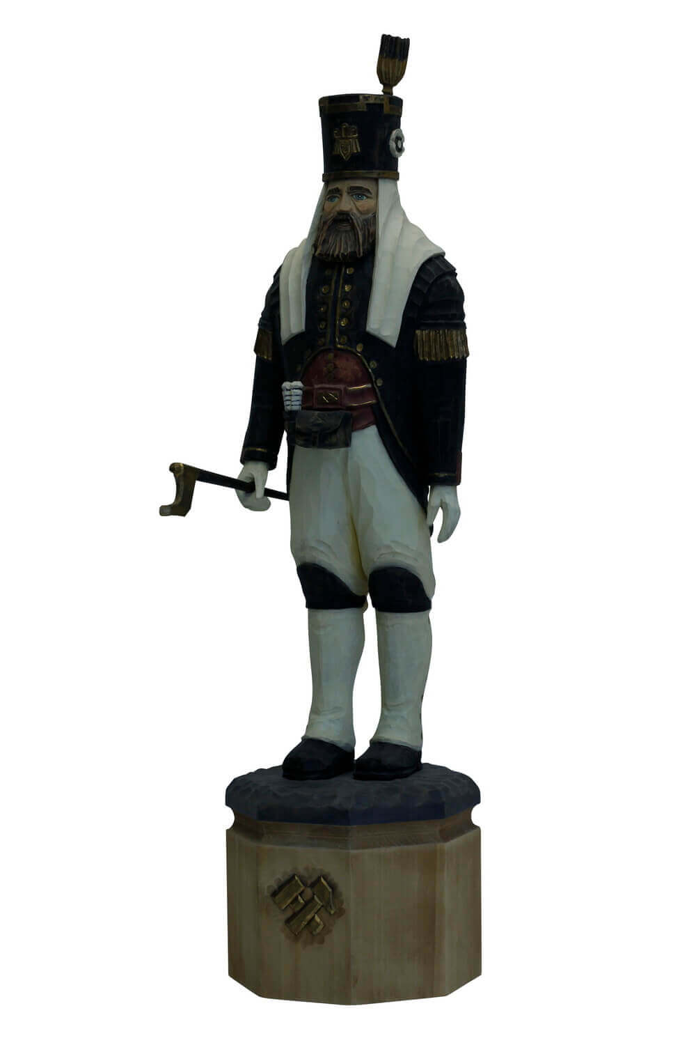 Pobershauer Obersteiger, geschnitzt, 22 cm von Nestler-Seiffen_Bild3