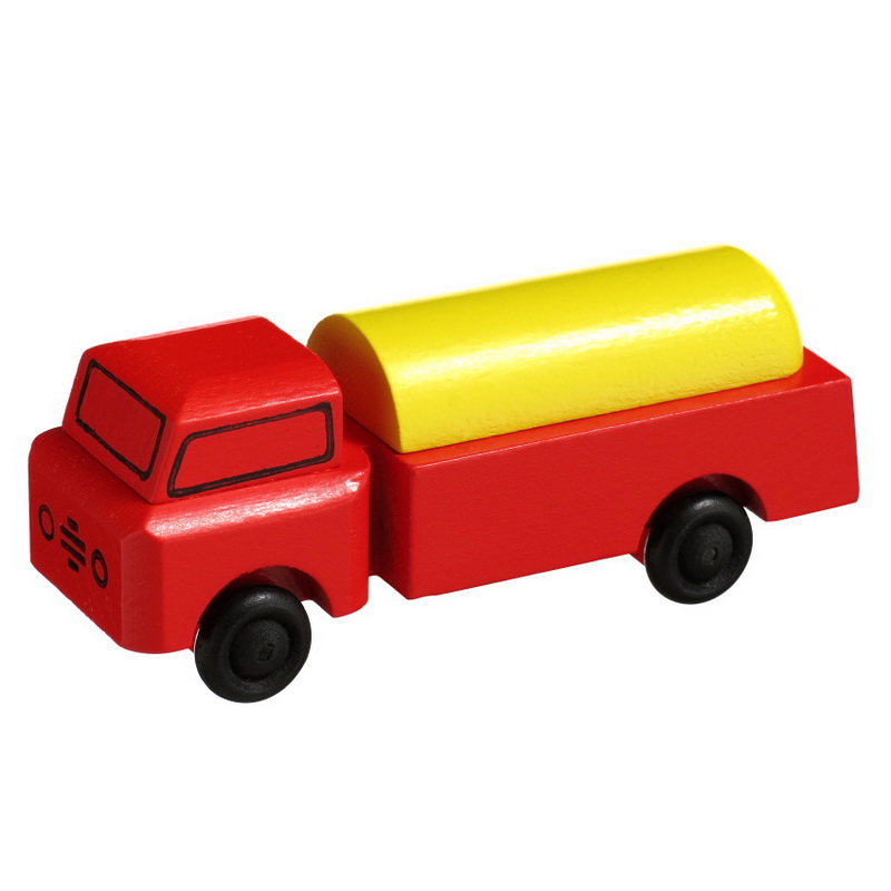 Holzspielzeug LKW Tankwagen, farbig von Robbi Weber