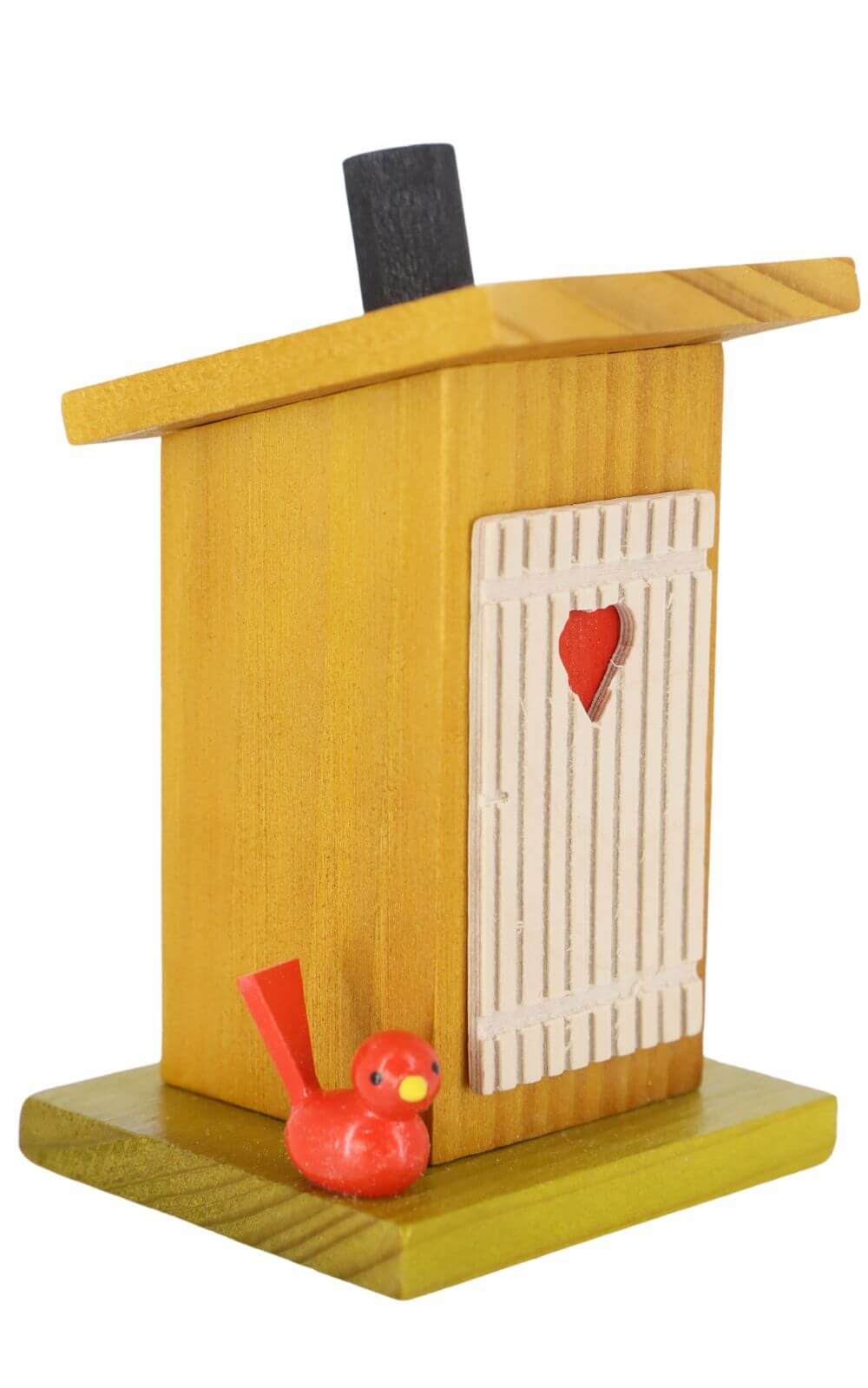 Räuchermännchen - Räucherhaus Herzhäusel, 9 cm von Ralf Zenker_2