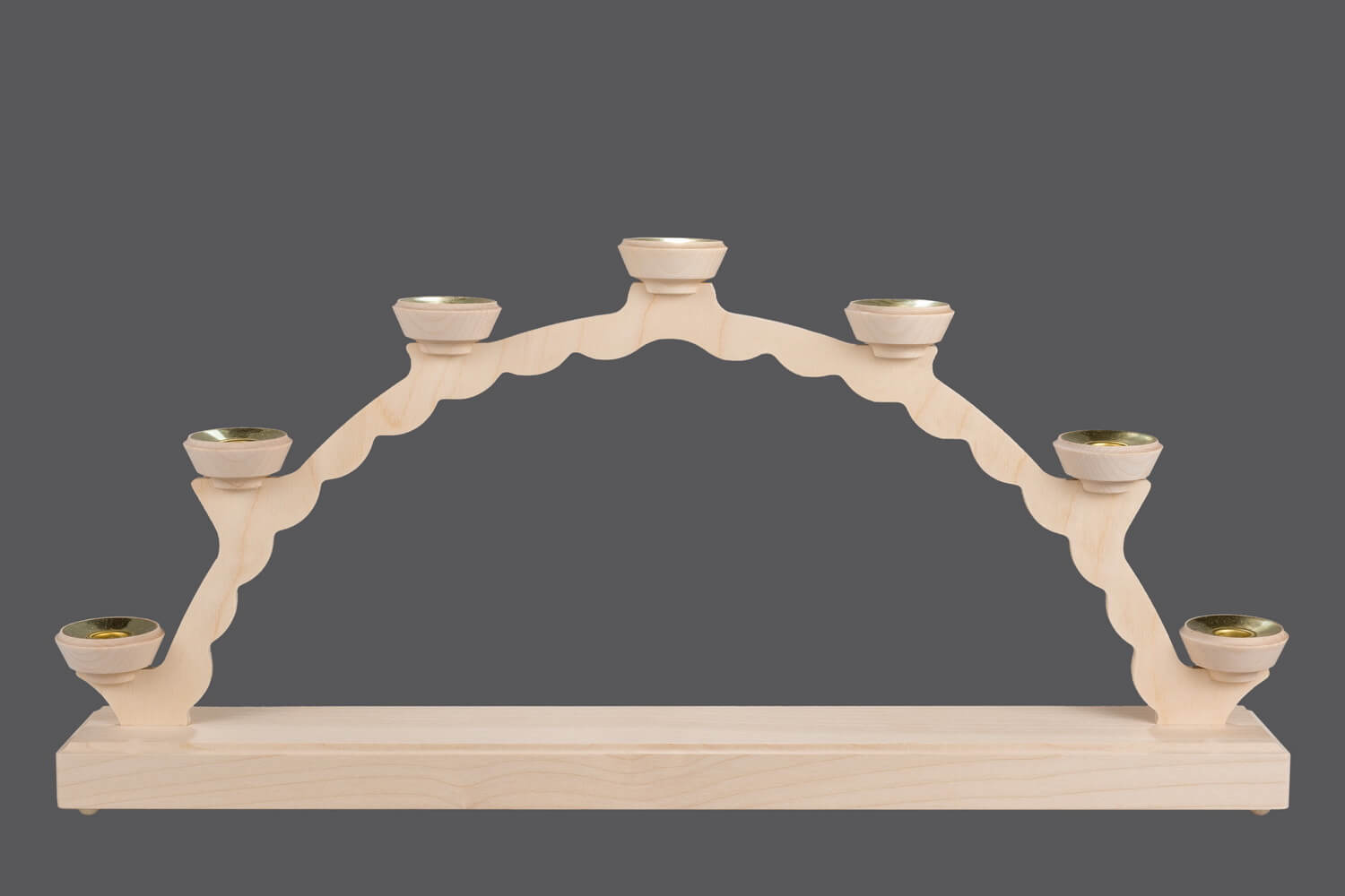 Schwibbogen Leerbogen für Wachskerzen, 50 cm von SEIFFEN.COM_2