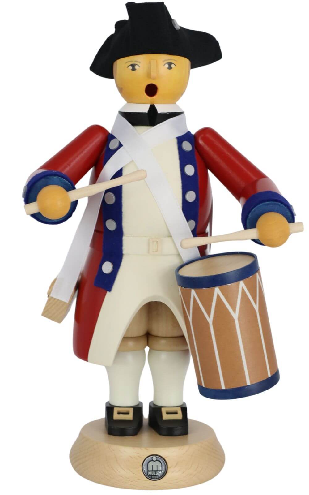 Räuchermännchen Militär-Trommler Virginia State Garrison Regiment von Müller Kleinkunst_1