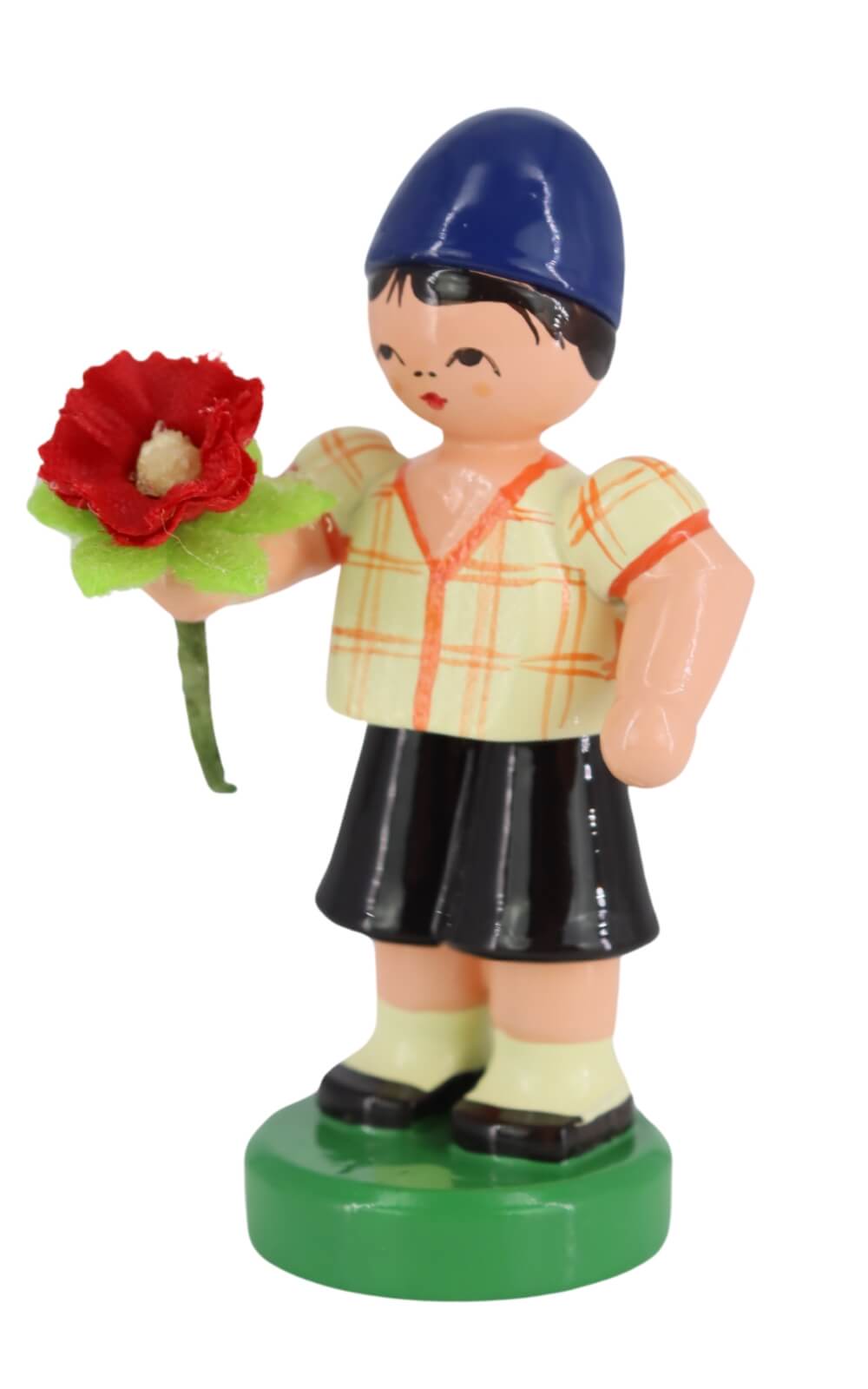 Miniatur Blumenkind - Junge, hellgelb/blau von Figurenland Uhlig GmbH_2