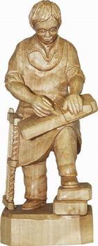 Tischler, geschnitzt von Schnitzkunst aus dem Erzgebirge_Bild2