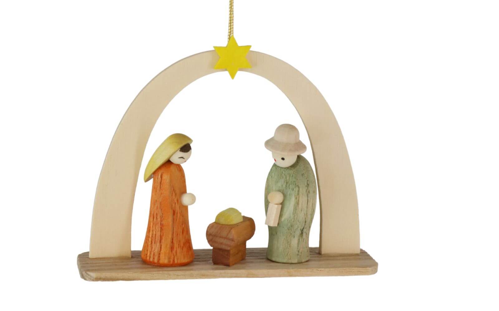Christbaumschmuck & Baumbehang Heilige Familie, 6 cm von Theo Lorenz
