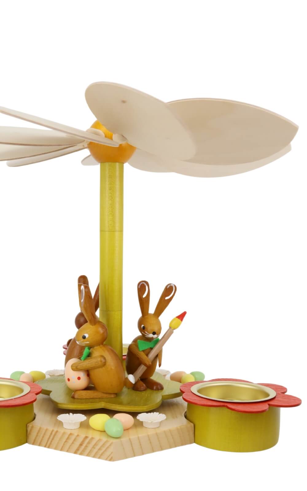 Teelichtpyramide mit Osterhasen, 19 cm von Ralf Zenker_1